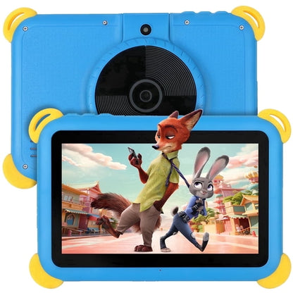 BESTSKI 7" AI Kids Tablet for Ages 3-12 — Android 16 with 20GB RAM and Parent Control, Blue