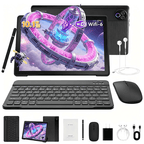 AEEZO 10.1 Inch Tablet Set - 20GB RAM 64GB ROM 1TB Expandable with Keyboard and Mouse,for Students and Professionals