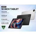 AEEZO 10.1 Inch Tablet, 20GB RAM 64GB ROM, 5-Core CPU WiFi 6, Android 15 GO, Black